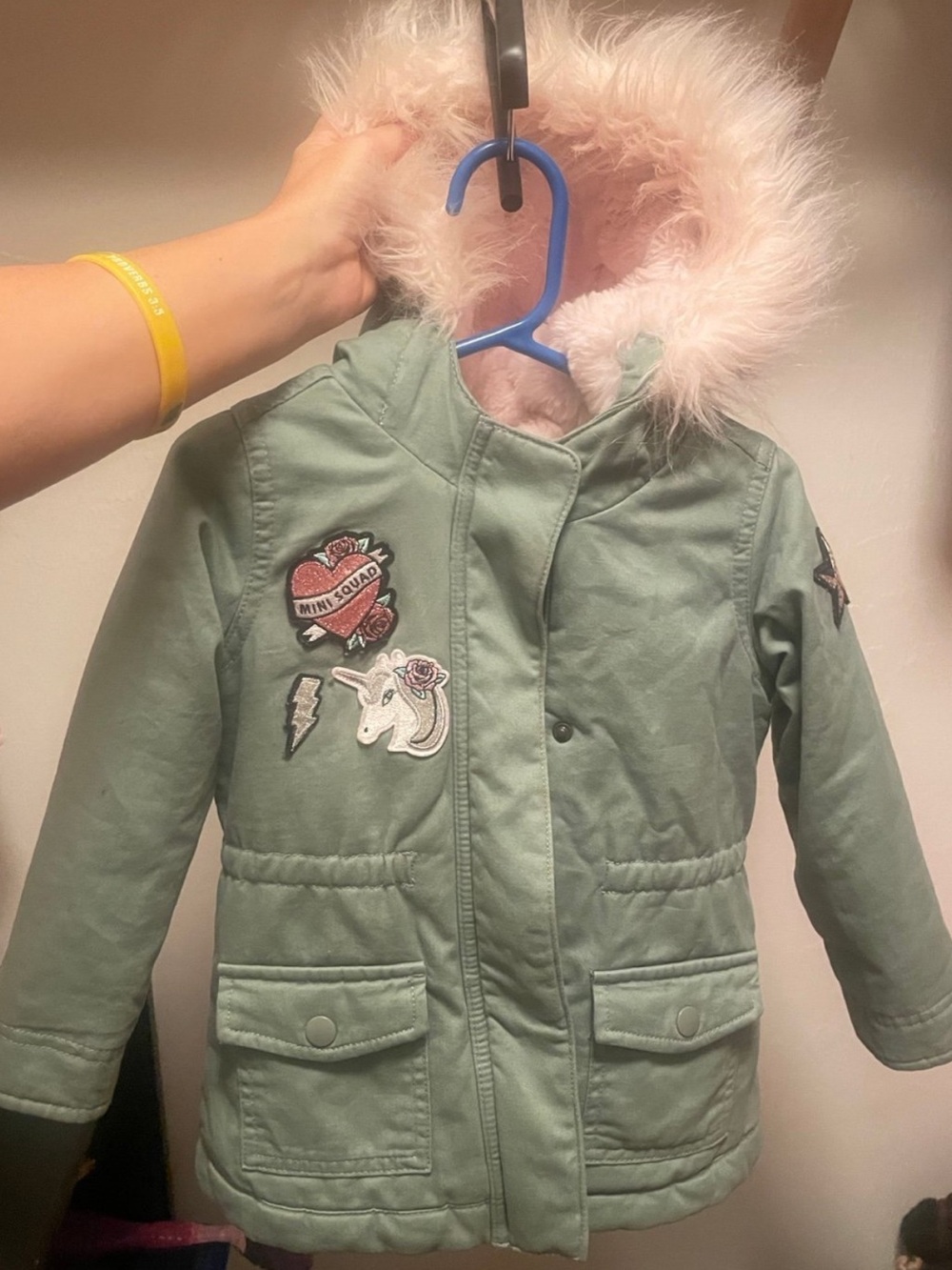 Girls 3t bomber military jacket